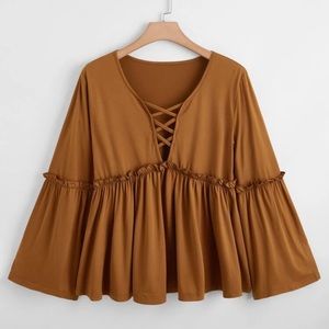 Cute shirt from SHEIN. Size: 4XL, Color: Burnt Orange